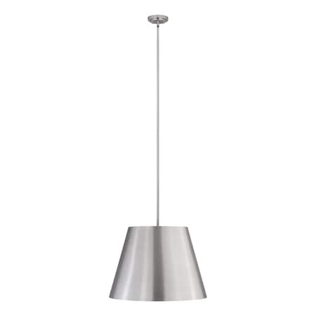 Z-Lite Lilly Pendant, 1-Light, 24 In.W x 18 In.H, Brushed Nickel/Brushed Nickel 2307-24BN